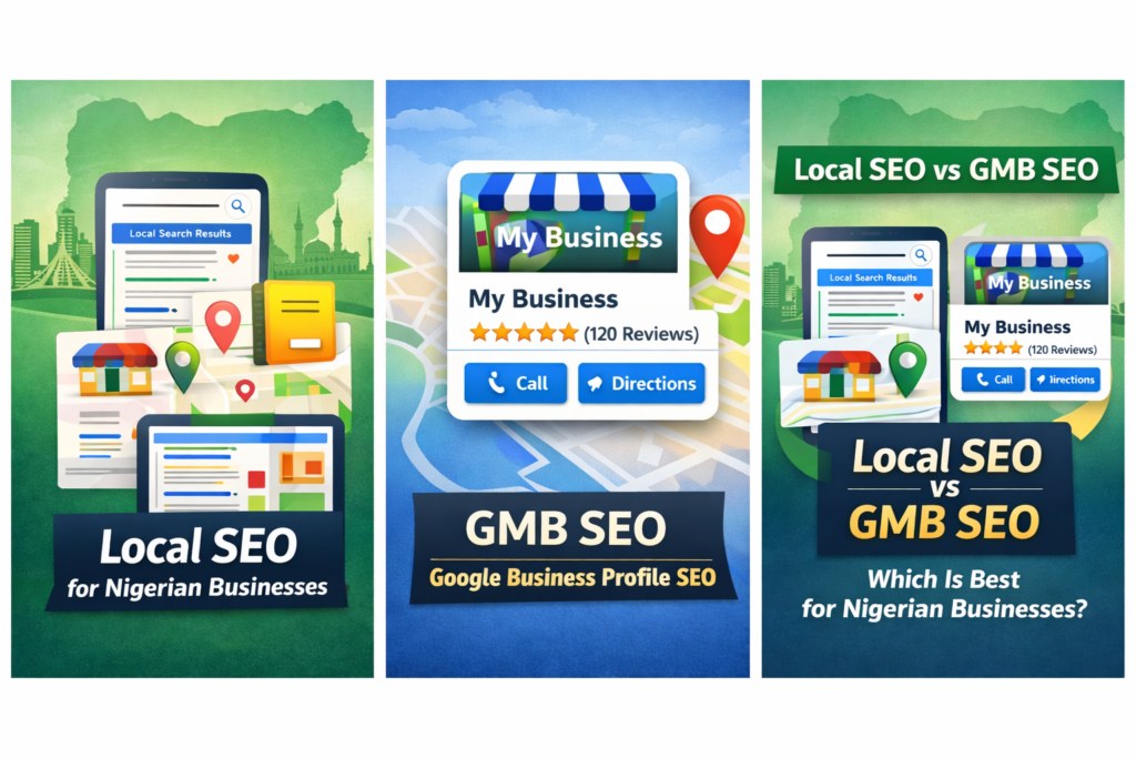 Local SEO and GMB SEO comparison