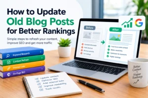 How to update old blog posts for better rankings with content refresh and SEO optimization