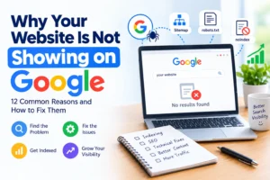 Why Your Website Is Not Showing on Google