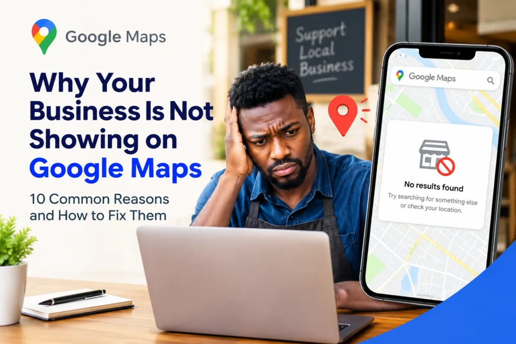Business Not Showing on Google Maps